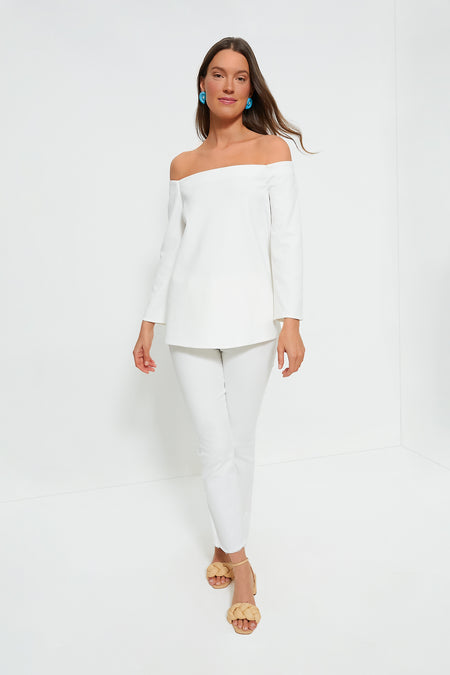 White Miranda Off the Shoulder Blouse