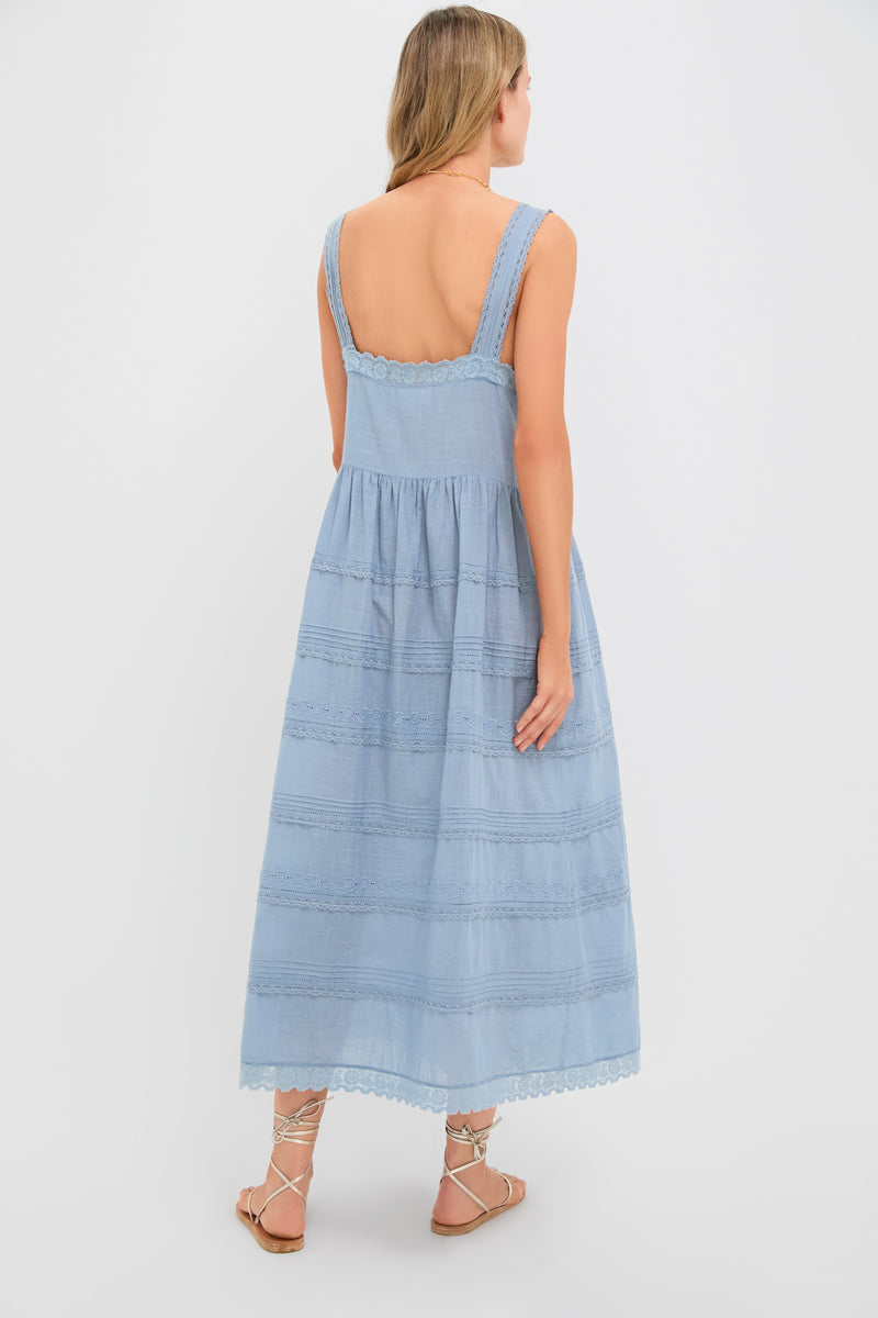 Pale Blue The Reverie Dress