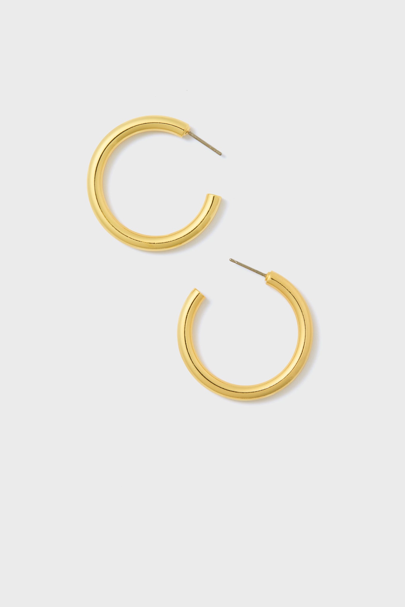 Pair Of 40mm Twist Hoop Earrings - Hypoallergenic Surgical Steel, Snap Closure, Boxed - Choose Your Color
