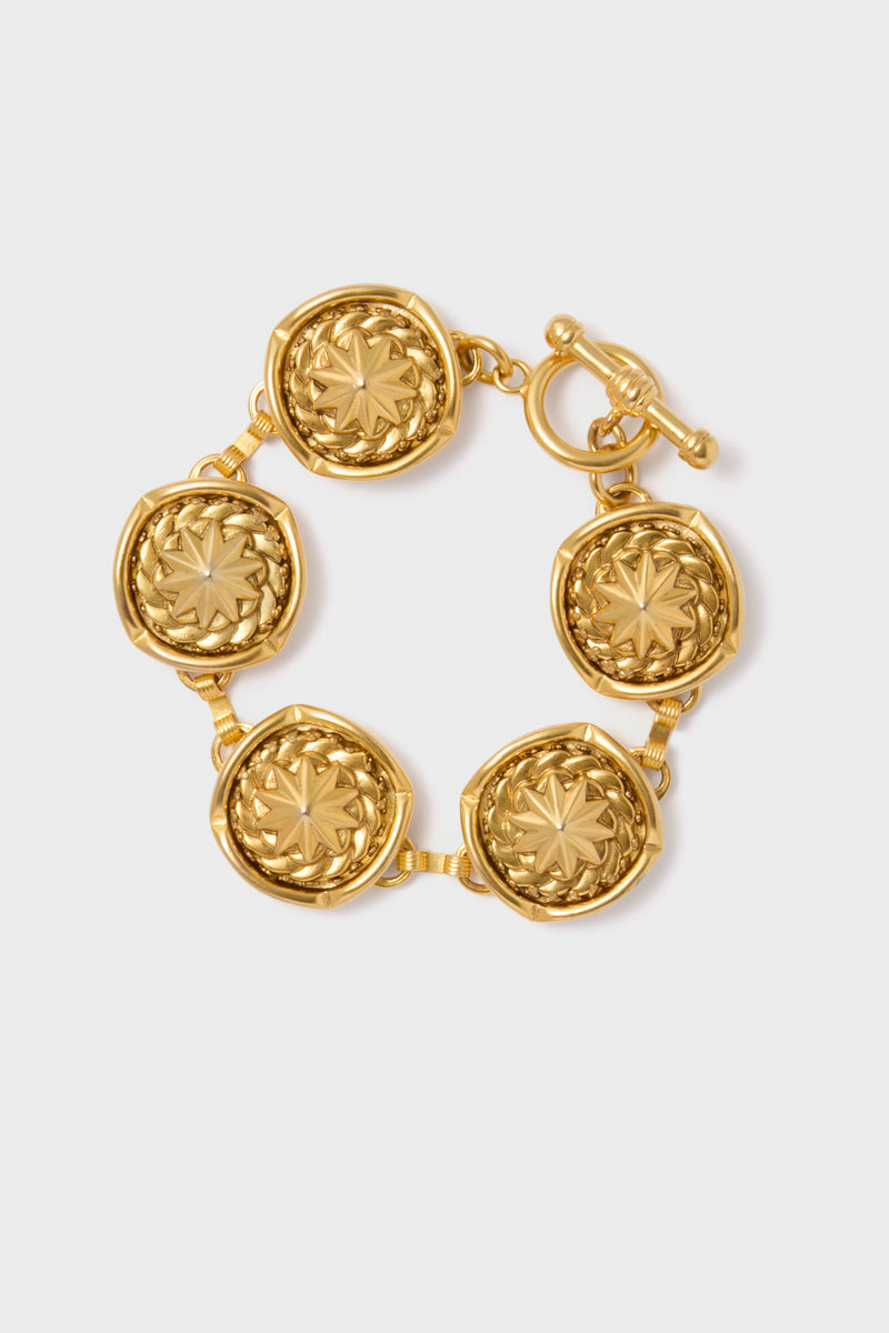 Gold Sailor Bubble Bracelet