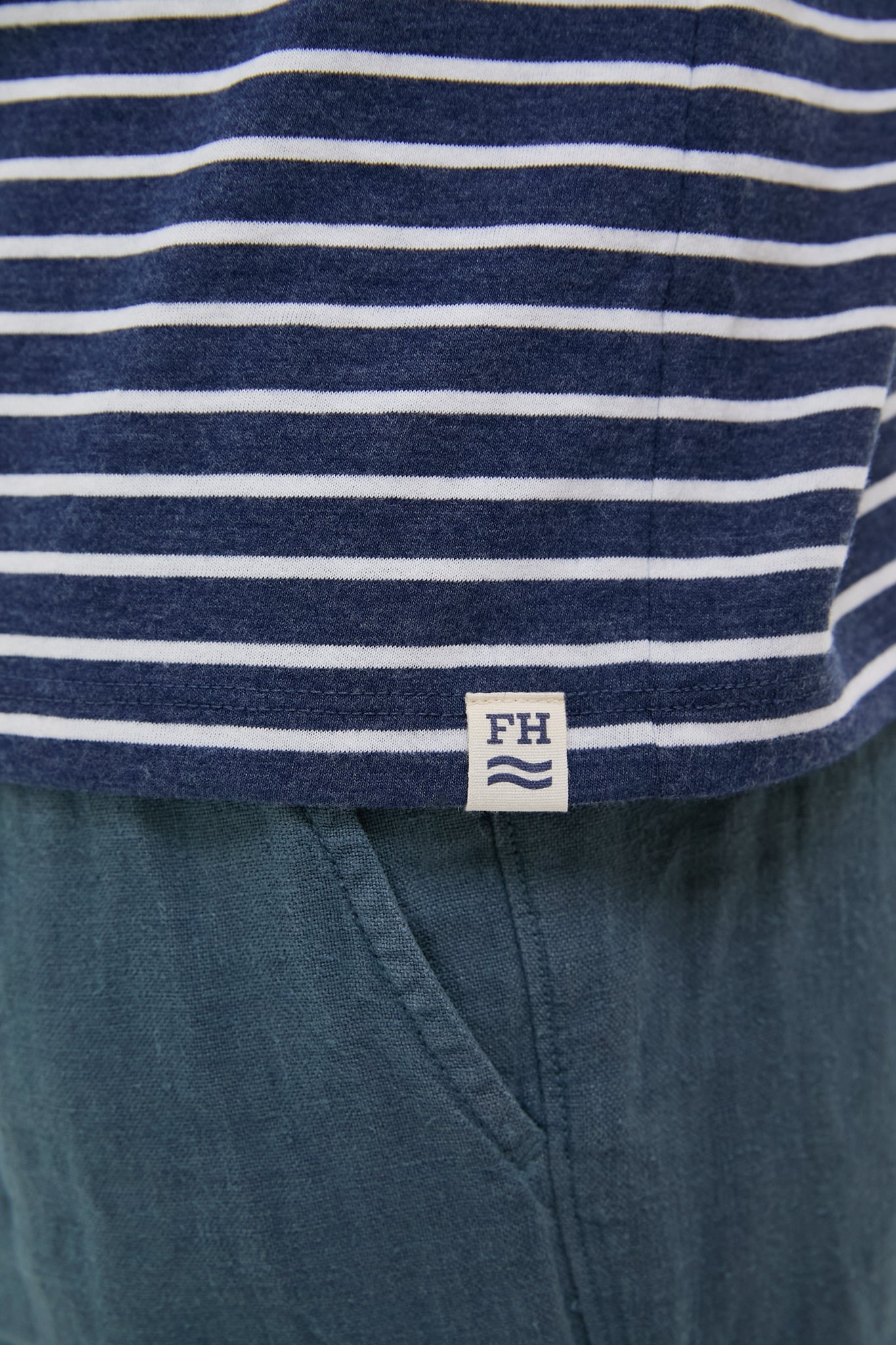 Navy Sailing Stripe Kismet Tee
