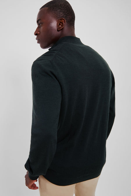 Olive Gamlin Half Zip Sweater