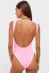 Bubblegum Square Neck One Piece