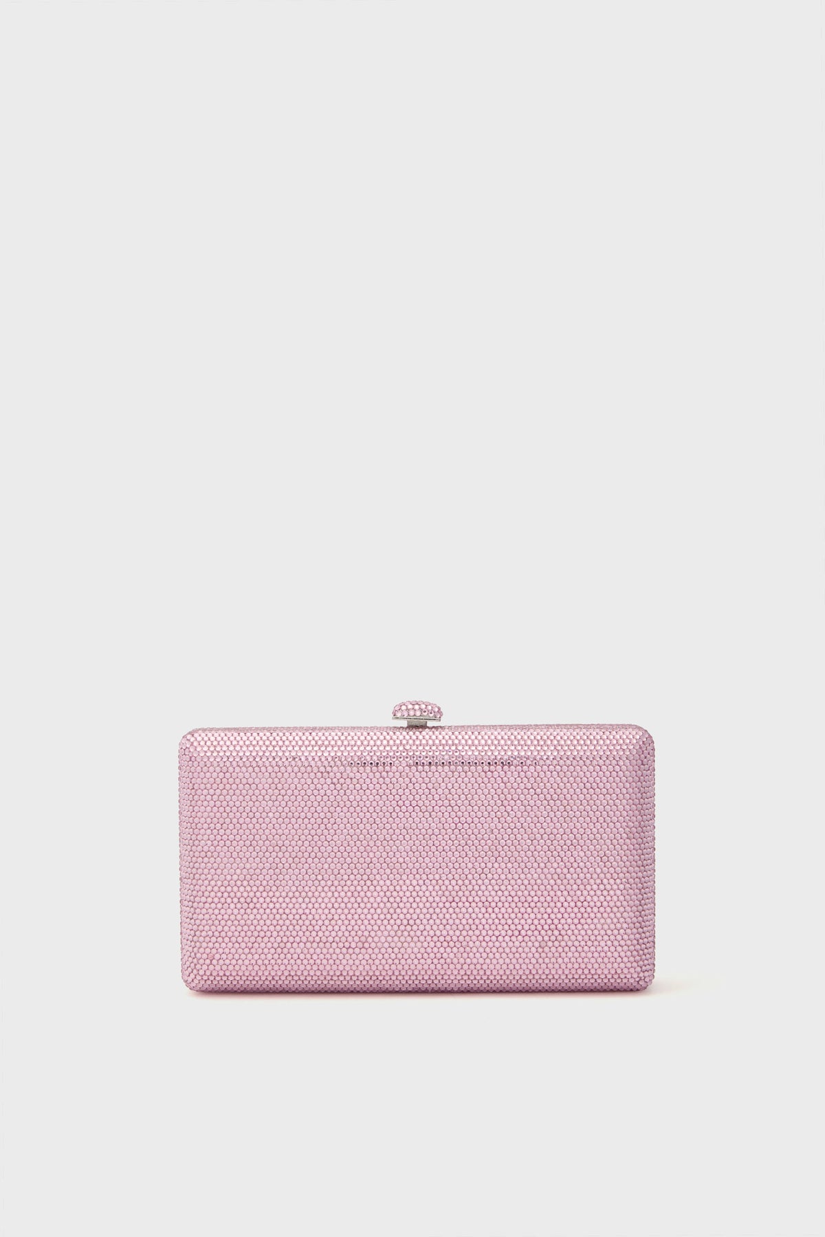 Pink Embellished Crystal Clutch
