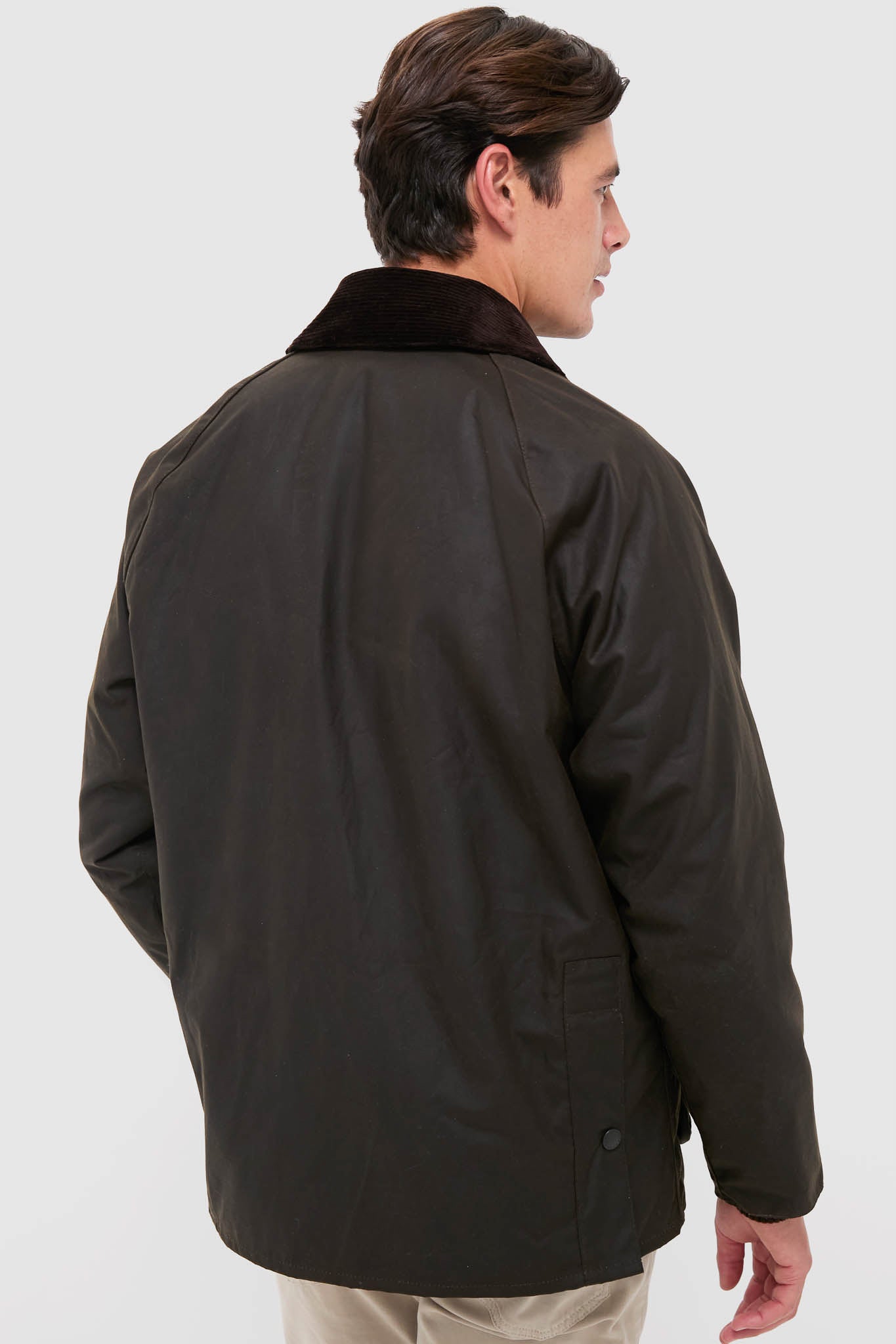Olive Ashby Wax Jacket | Barbour