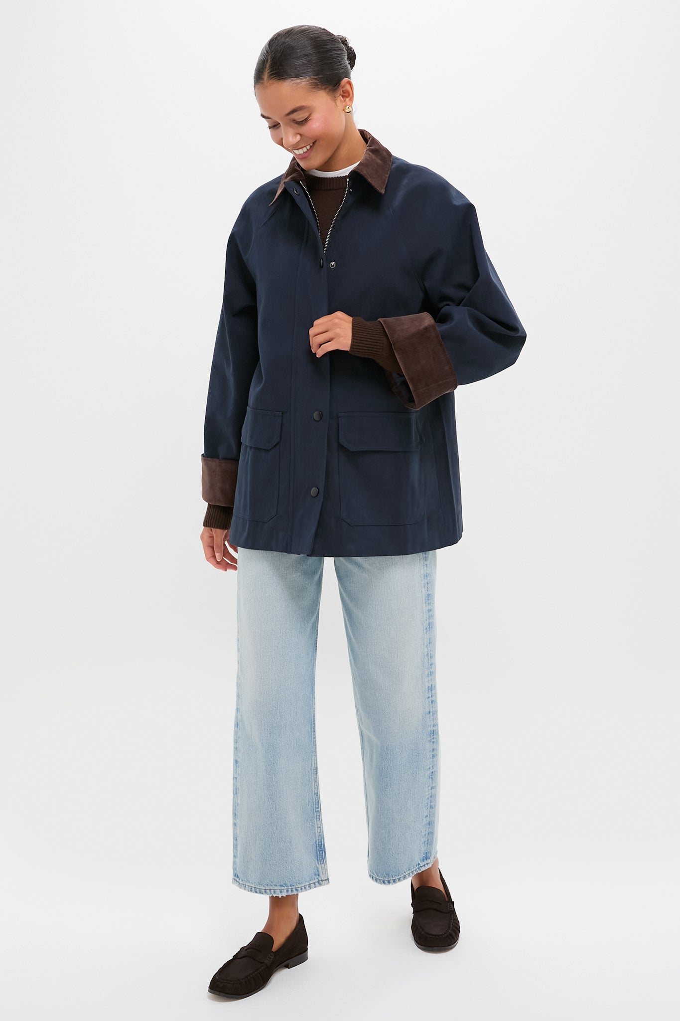 Navy Barn Jacket