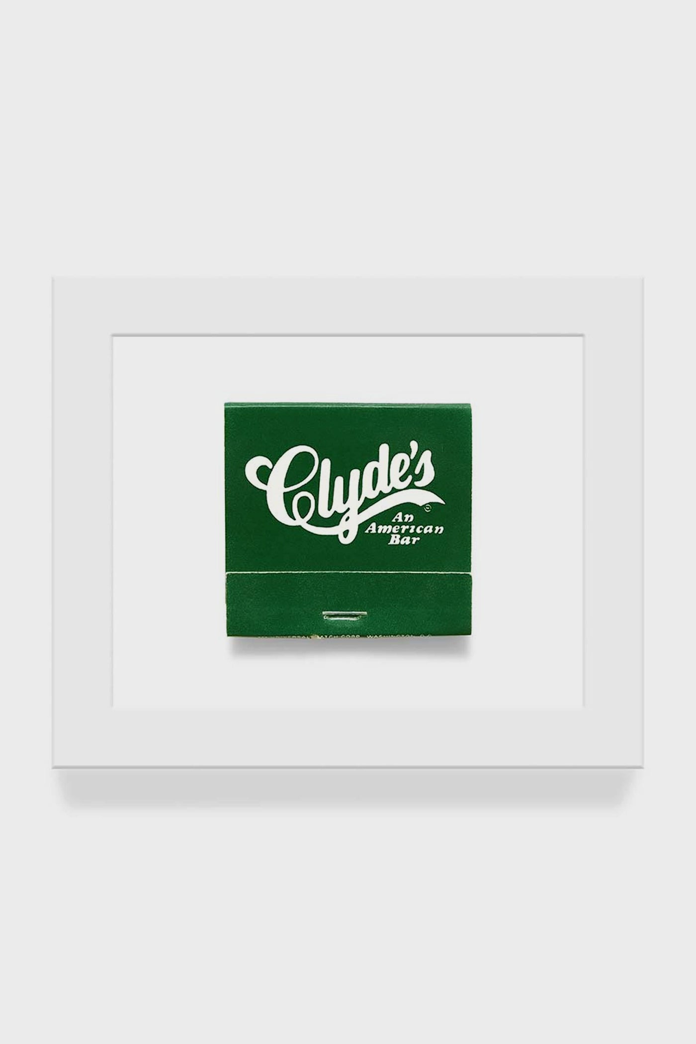 Clyde's (Georgetown) Matchbook Print