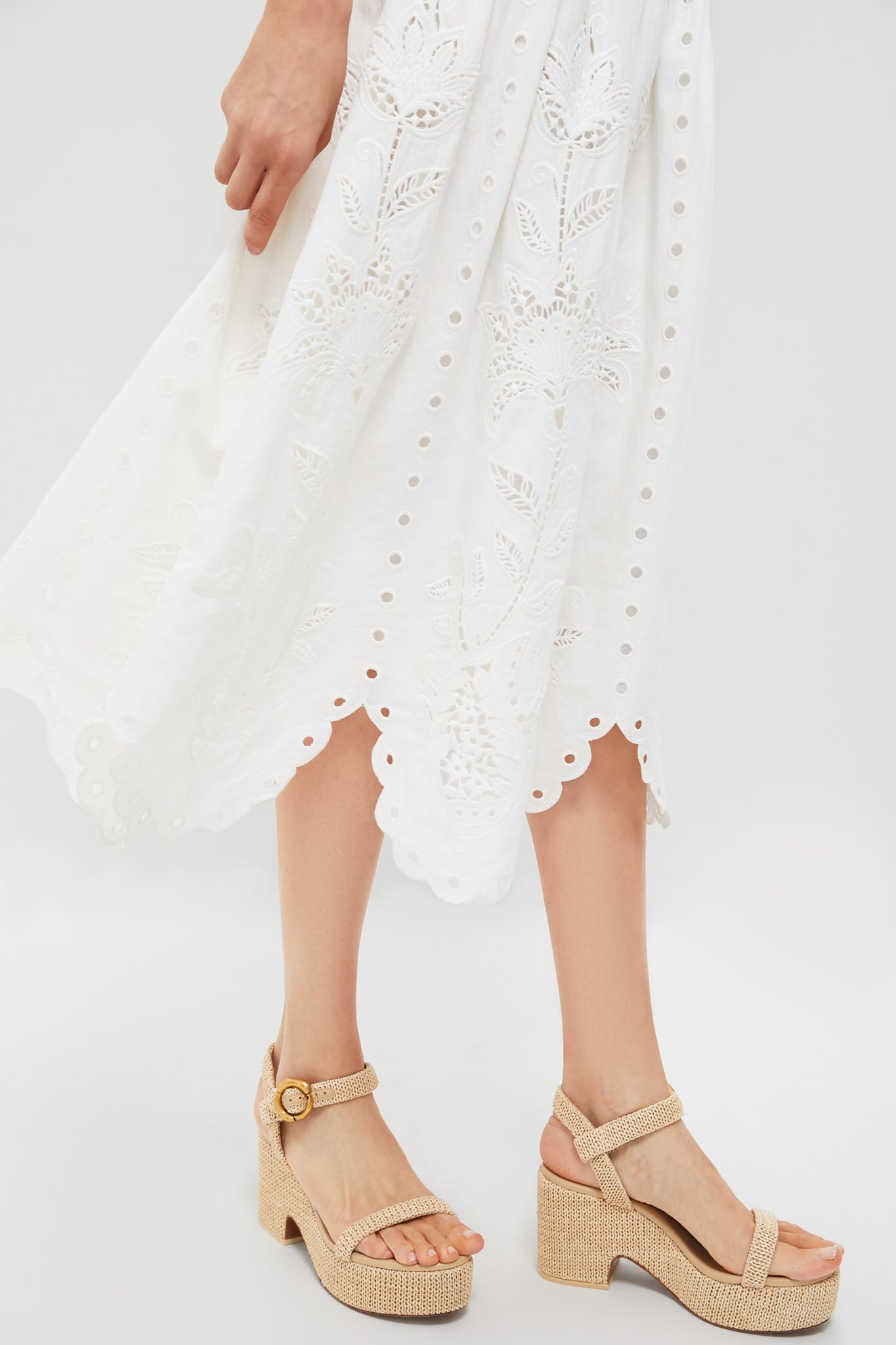 Off-White Richilieu Midi Dress