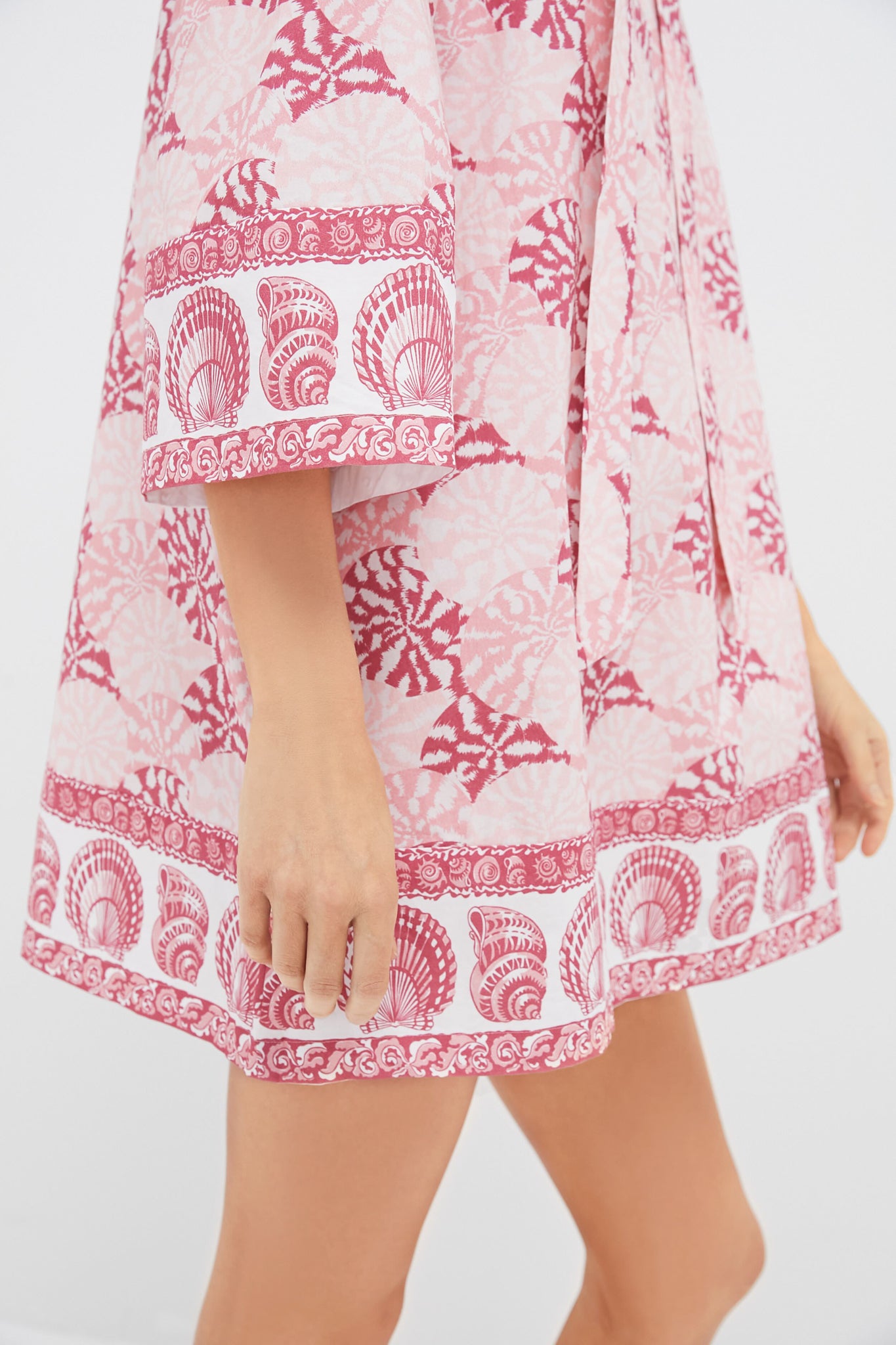 Dusty Rose Nautilus Shell Marseille Coverup