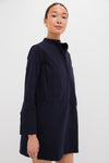 Navy Twill Denim Rohan Shirt Dress