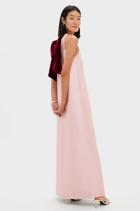 Light Pink Dupioni Portia Gown