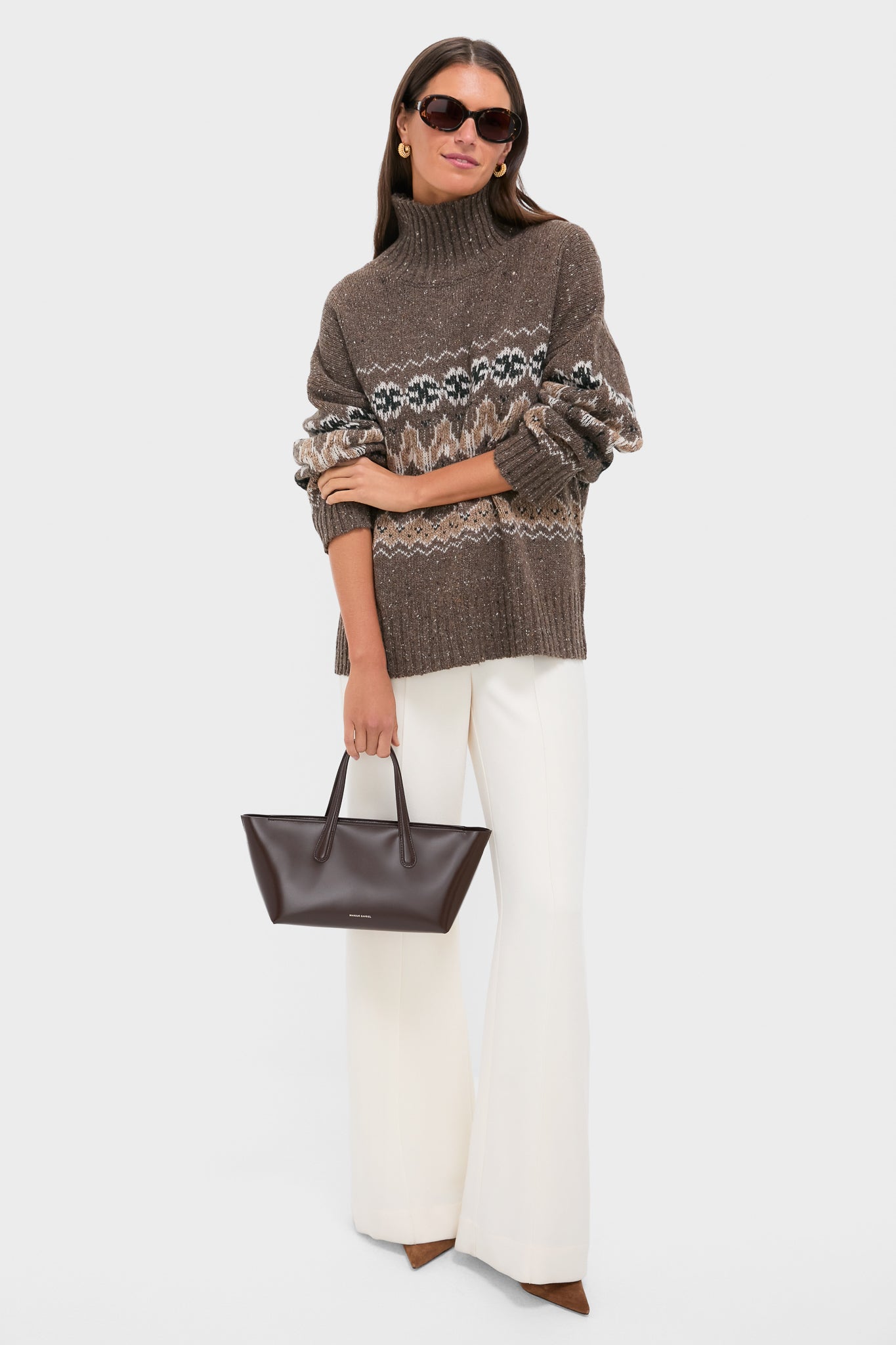 Oak Moss Fairisle Cecie Sweater