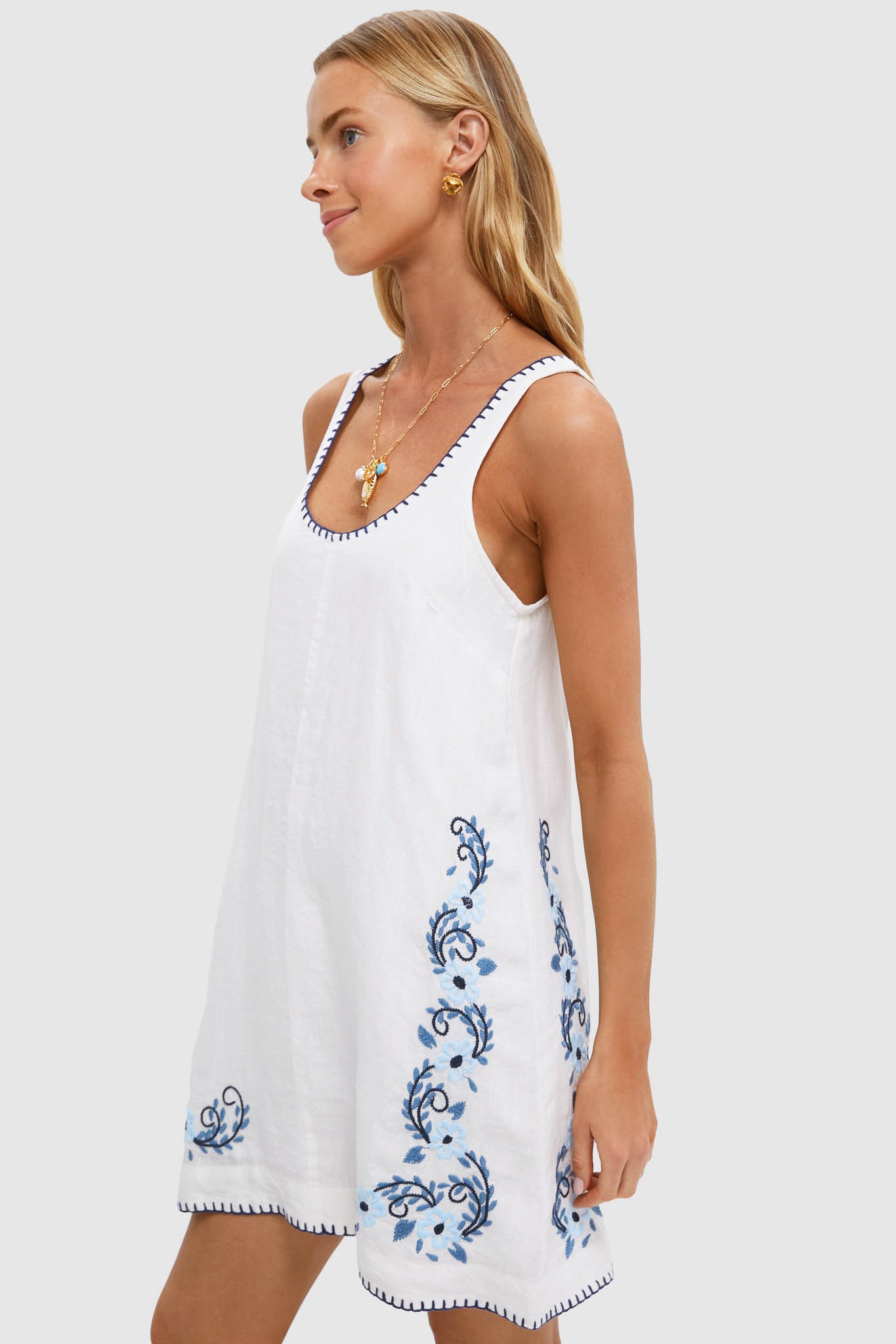 Indigo Blossom Sara Dress