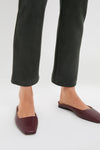 Deep Olive Vegan Suede Ashford Pants