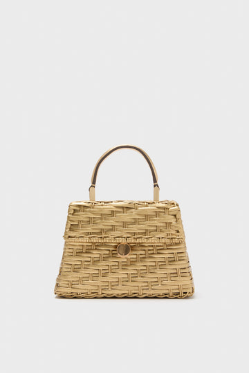 Brushed Brass Nano Sybil Crossbody