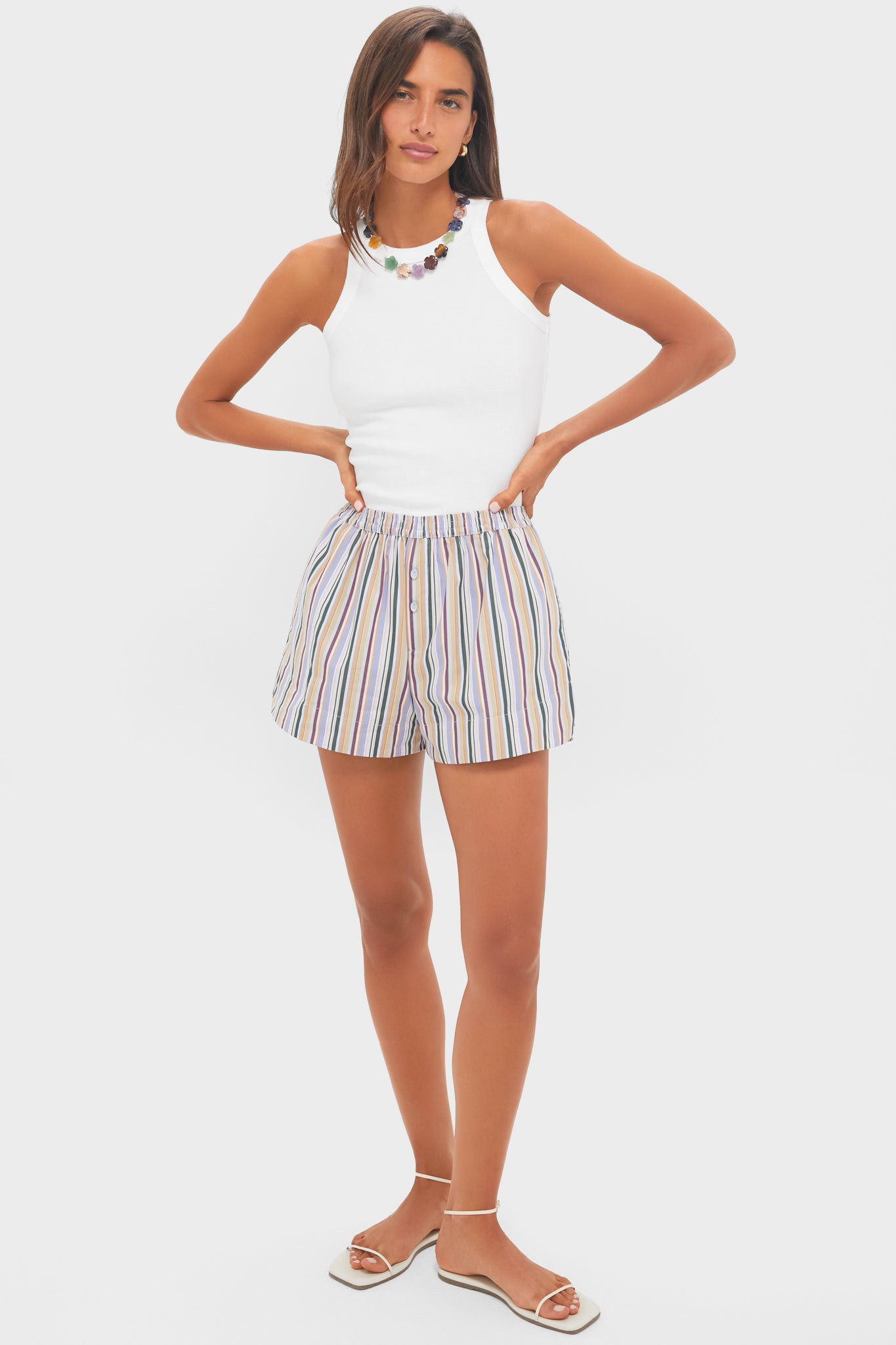 Sifnos Stripe Lonia Shorts