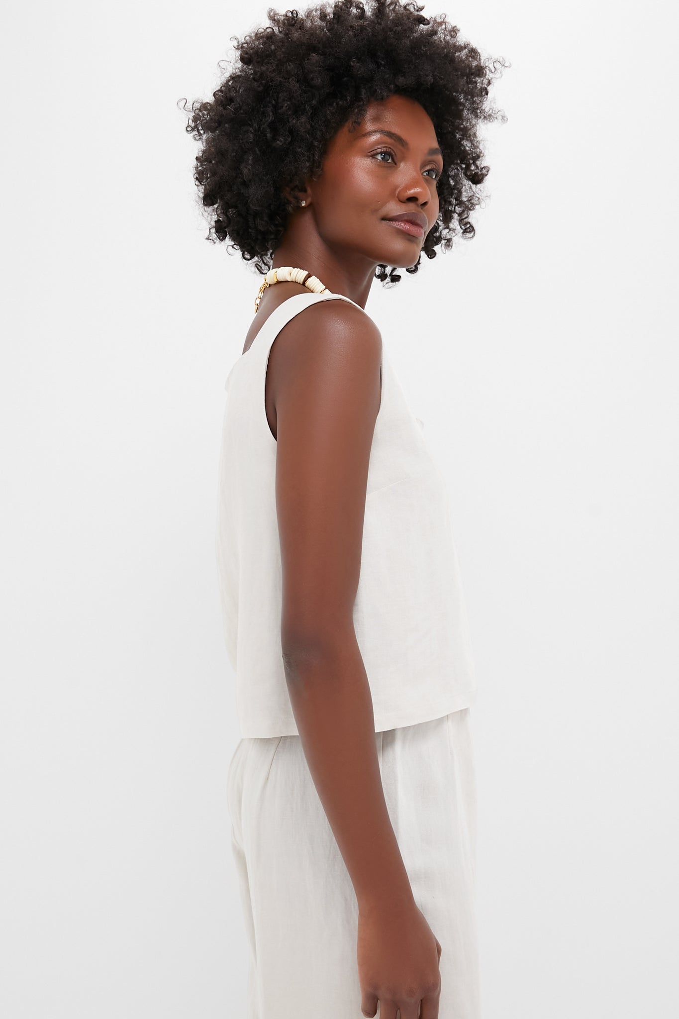 Natural Linen Roma Top 2