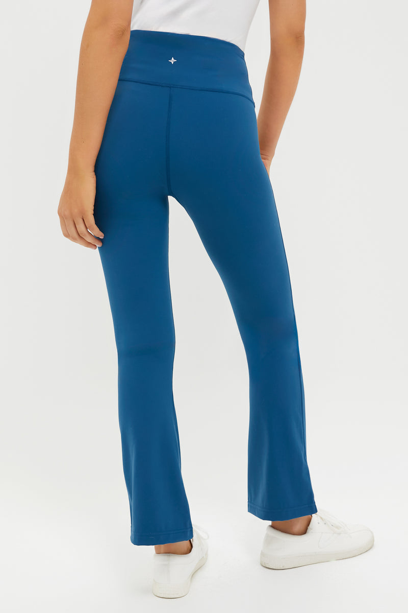 Harbor Blue High Rise Compression Spandex Millie Yoga Pant