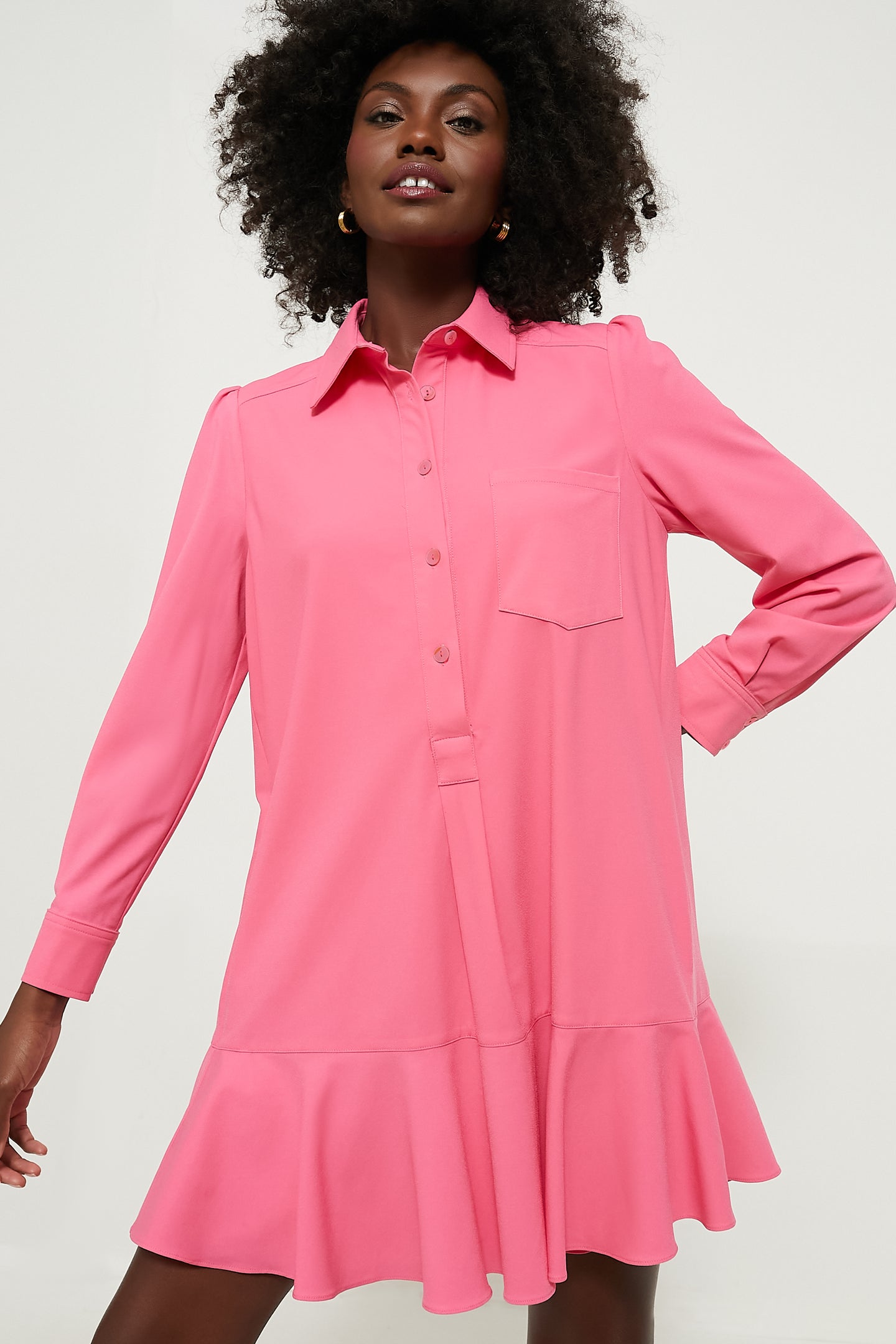 hot pink long sleeve dress SAME Twist | Sequin 35.0 CARE Hand Wash Cold Pink Satin Dress Long Sleeve