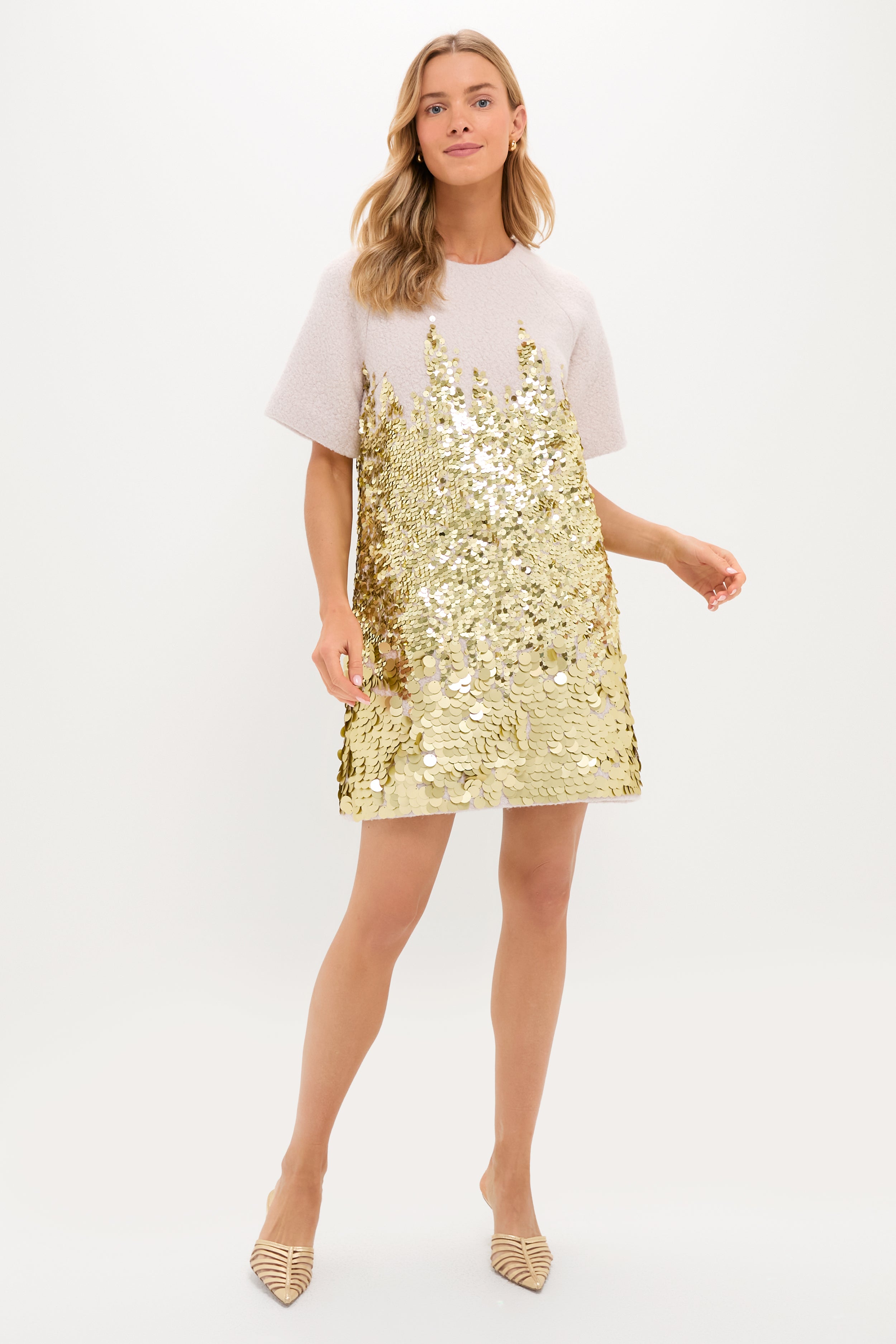 City Lights Gold Aerin Dress | Hunter Bell City Lights Gold Aerin Dress | Hunter Bell
