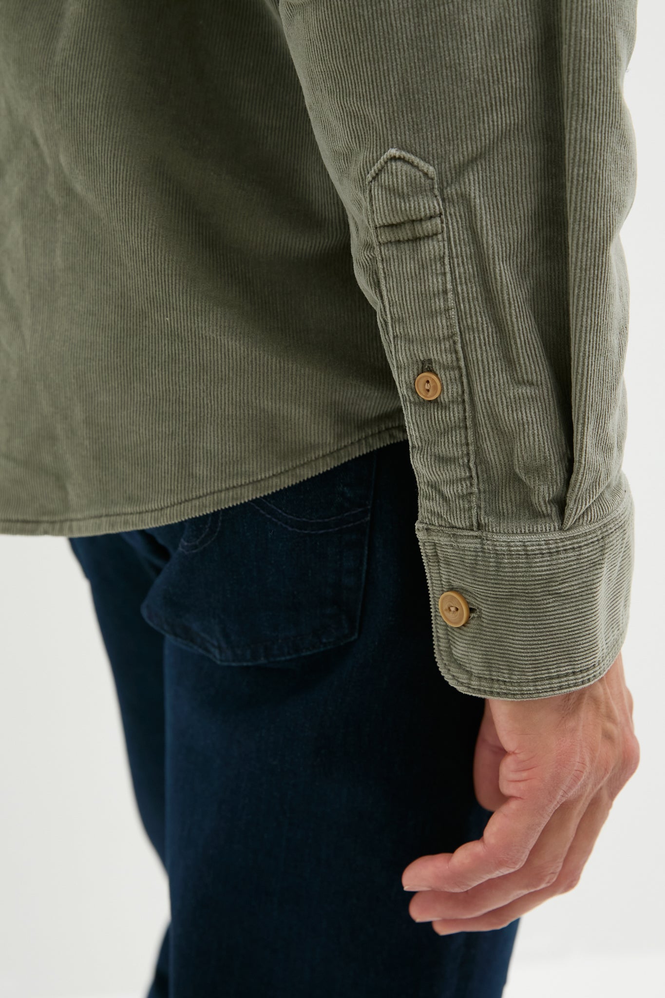 Light Pine Stretch Terry Work Shirt