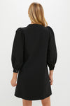Black Crepe Samantha Dress