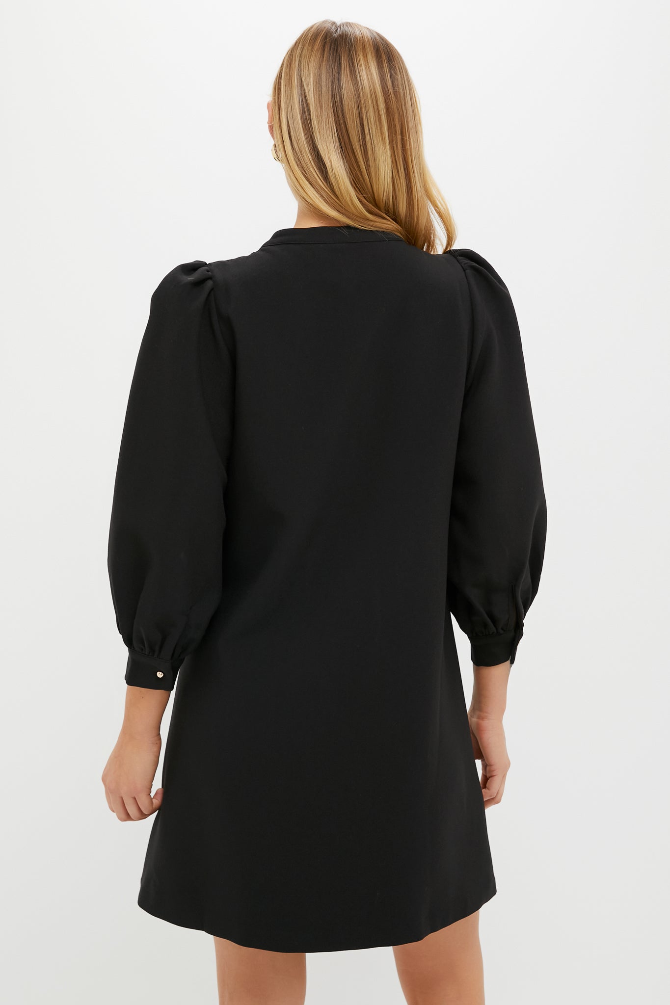 Black Crepe Samantha Dress
