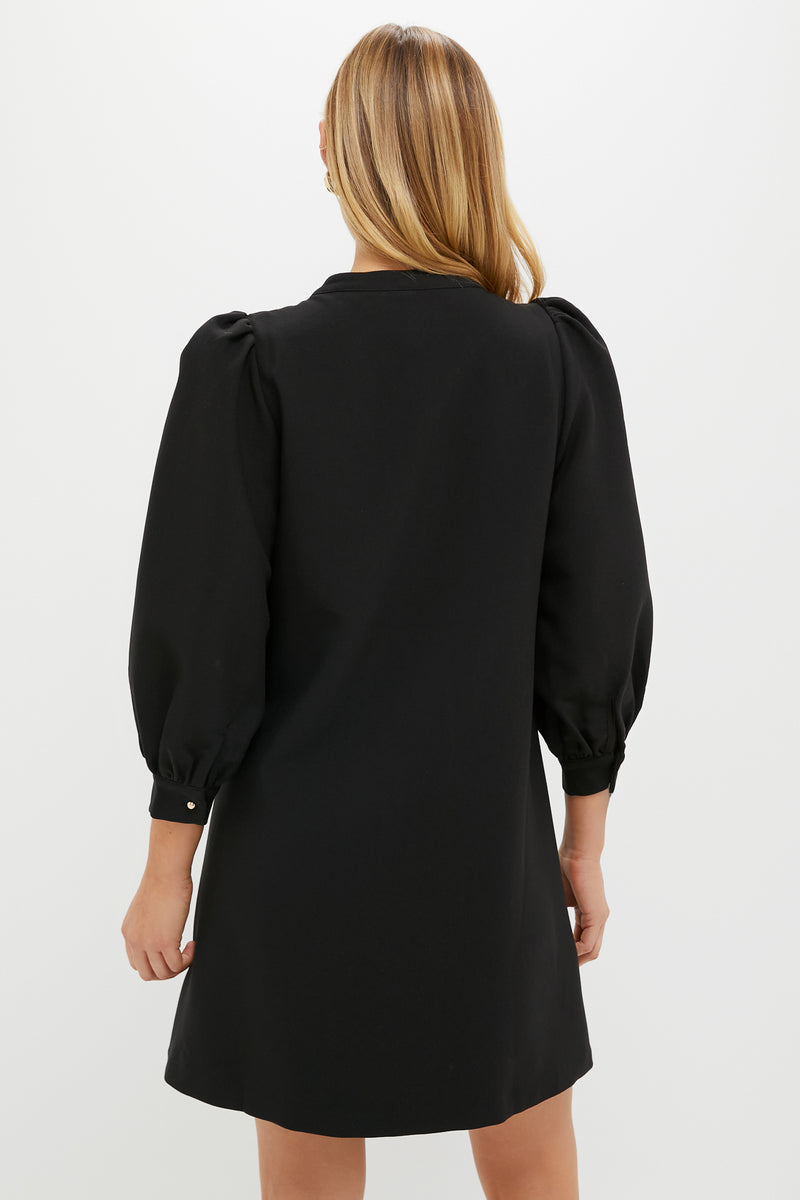 Black Crepe Samantha Dress