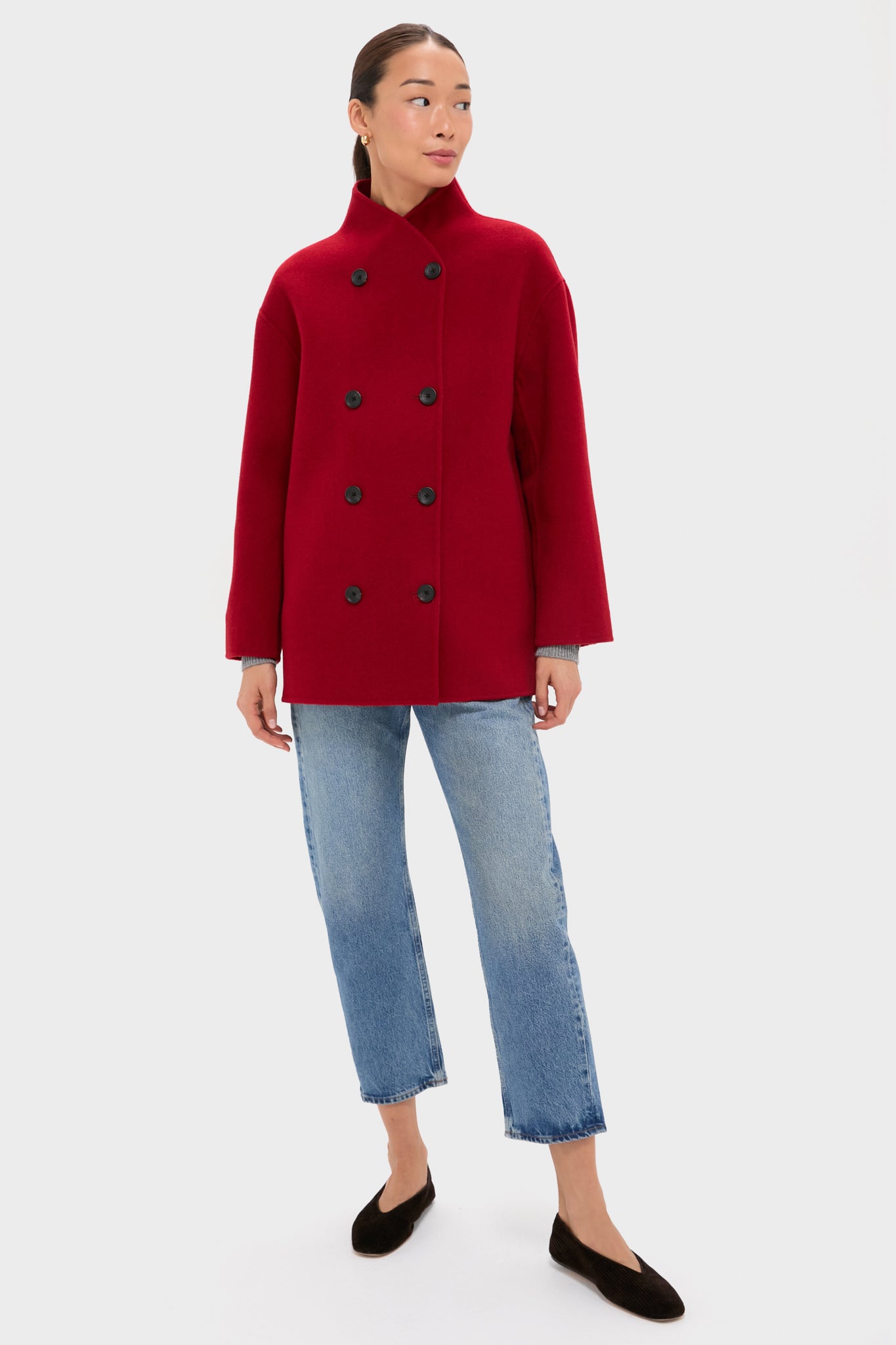 Red Sophia Coat