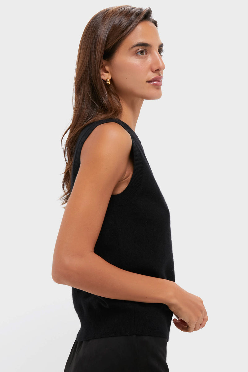 Black Cashmere Shell
