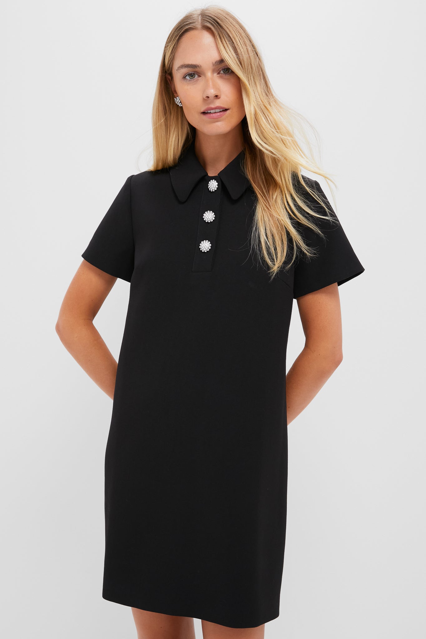 Black Crepe Helen Dress | Tuckernuck