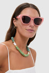 Peach Polarized Evie Sunglasses