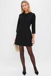 Black Crepe Haley Dress