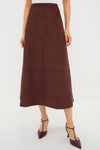 Ganache Vegan Suede Veronica Skirt