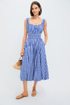 Navy Neci Gingham Tank Dress