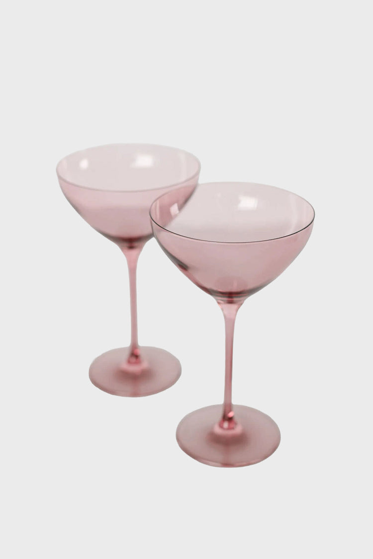 Rose Martini Glass Set of 2
