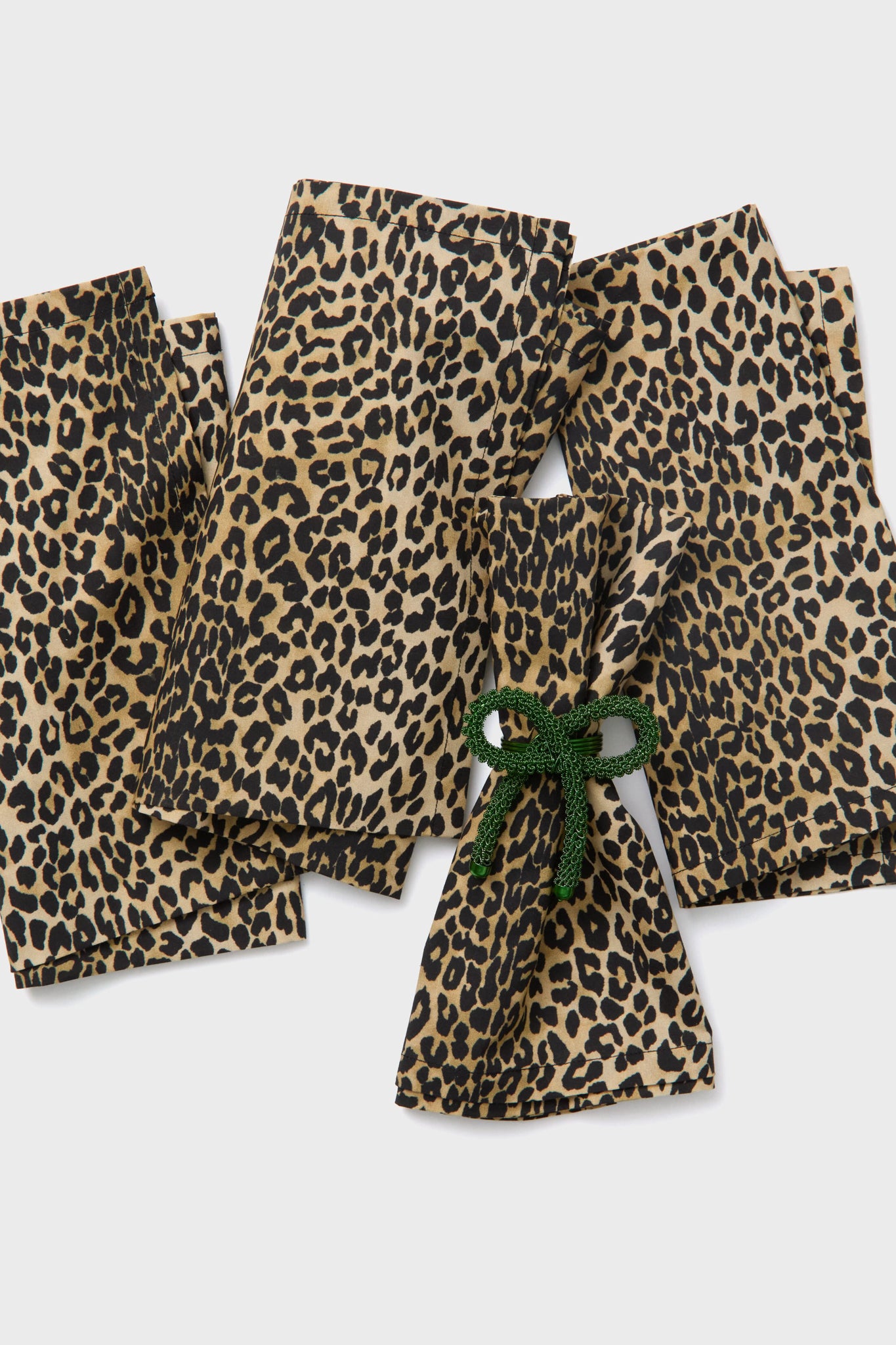 Leopard Printed Napkins Set of 4
