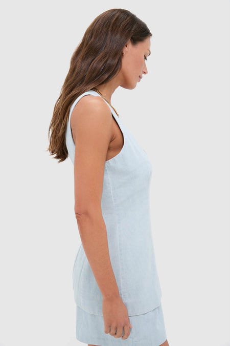 Light Wash Denim Brett Vest