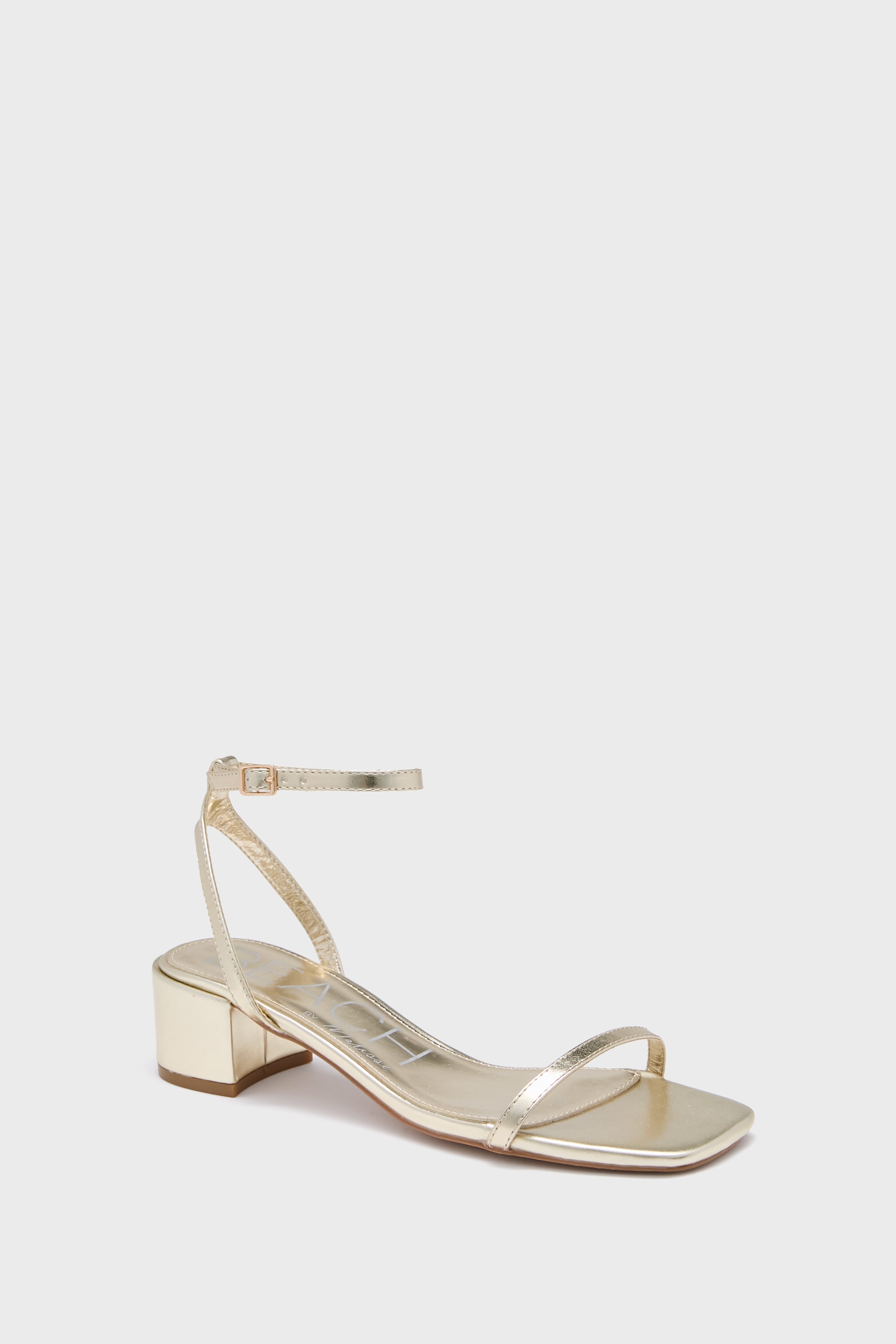 Gold Bella Heels