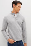 Gray Clayton Textured Pullover