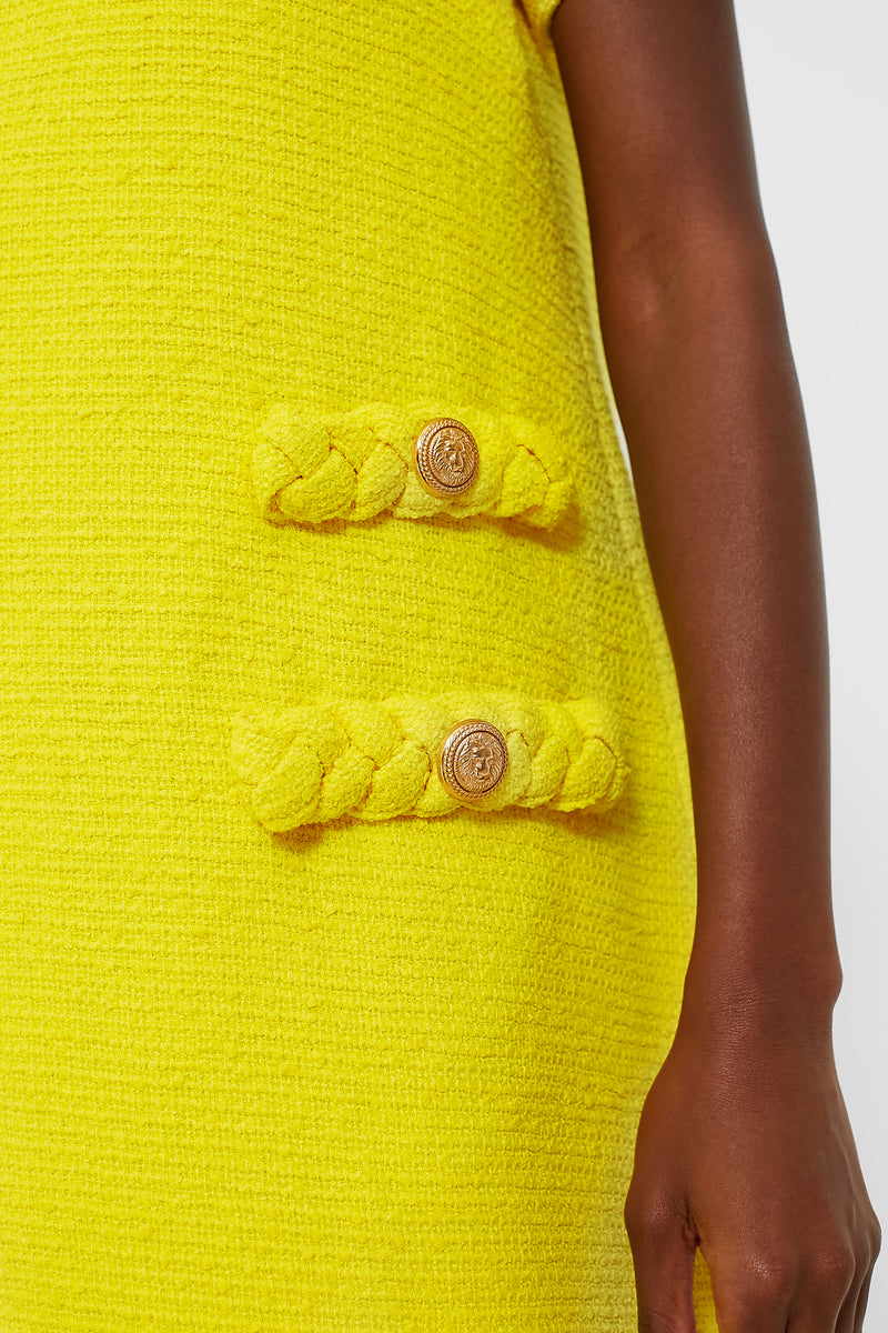 Limoncello Tweed Jackie Dress