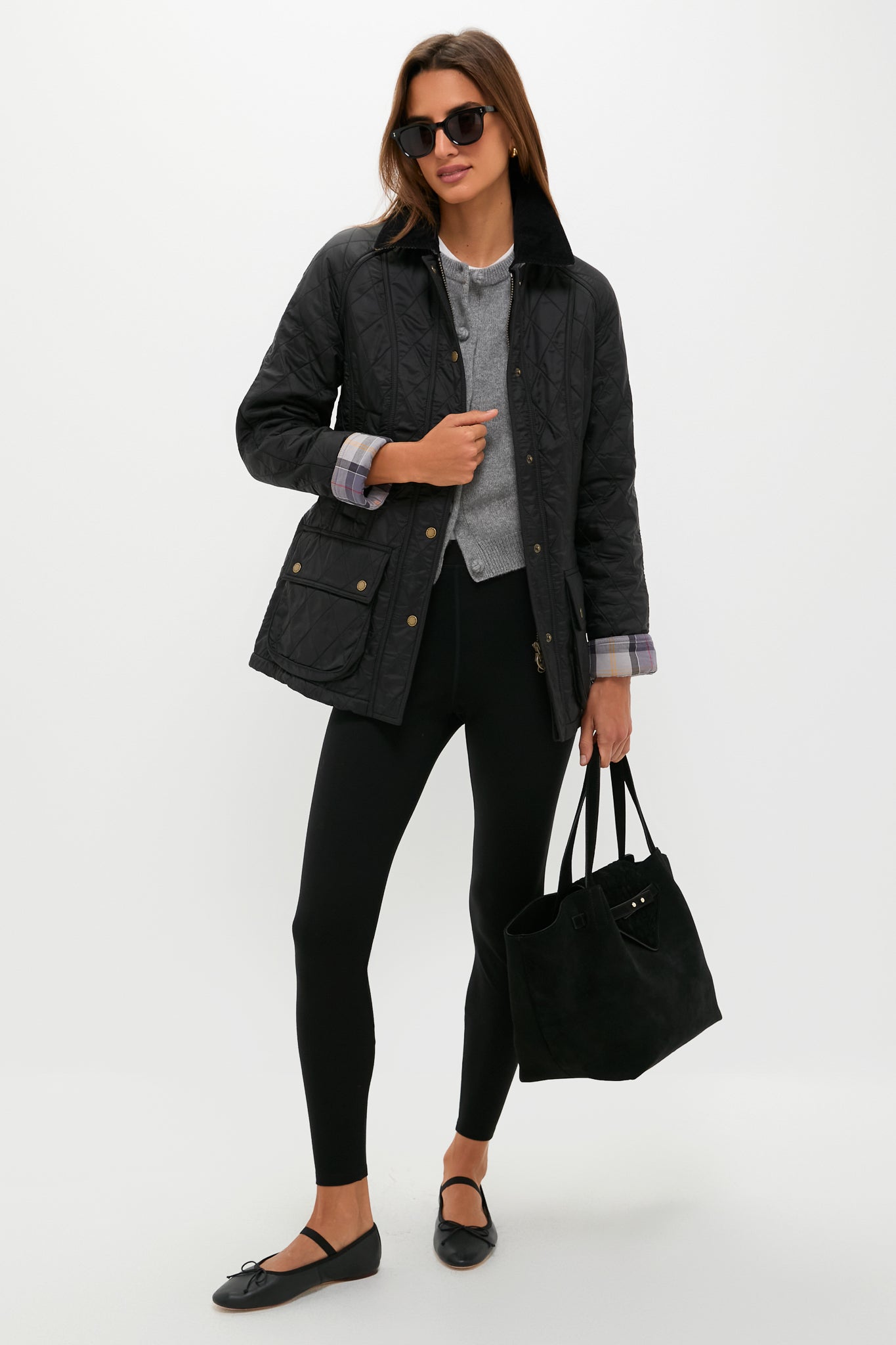 Black High Rise Compression September Leggings