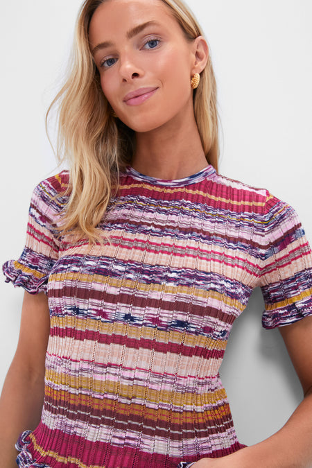 Prism Miya Short Sleeve Knit Top