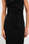 Black Uri Twist Dress