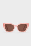 Peach Polarized Evie Sunglasses