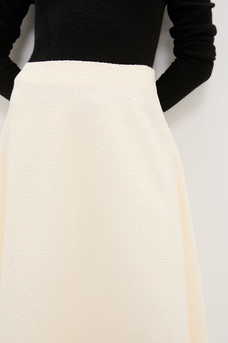 Cream Boucle Nicolette Skirt