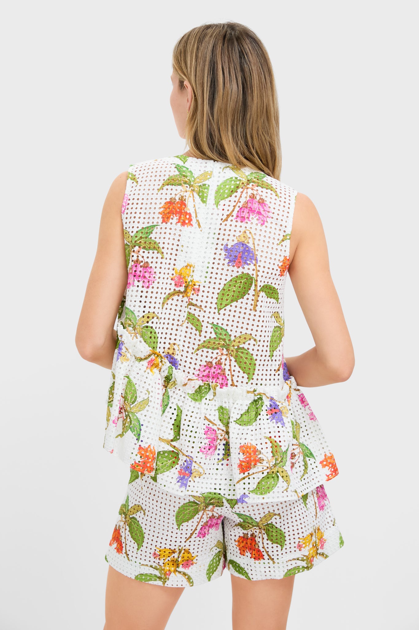 White Magnifica Alora Anglaise Top