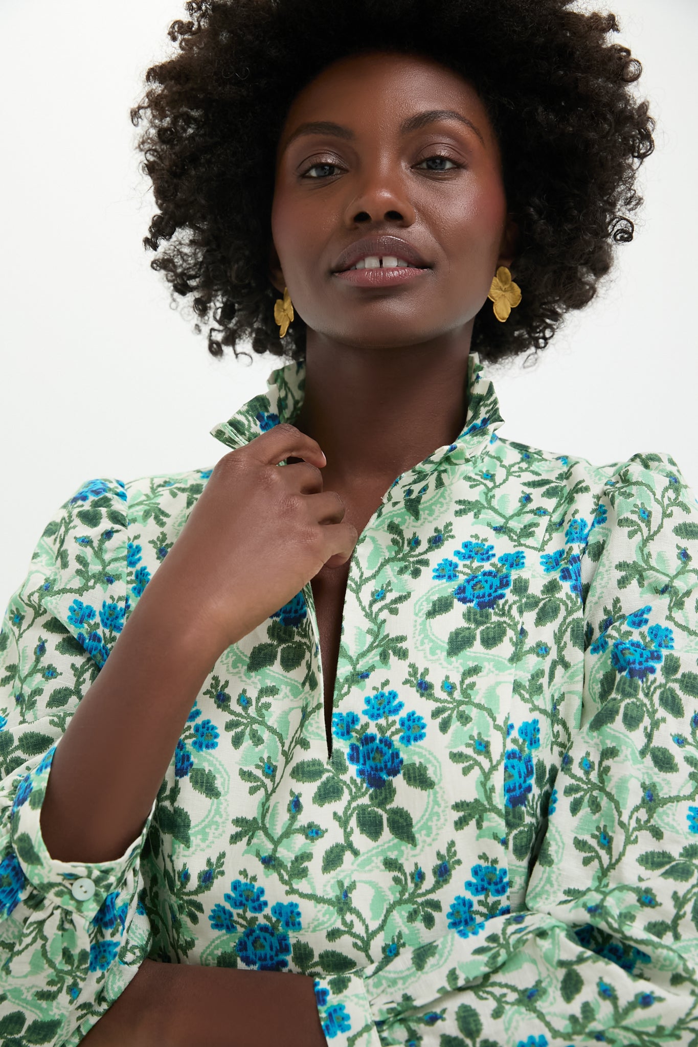 Cerulean Vine Cotton Linen Palmerston Dress | Tuckernuck Cerulean Vine Cotton Linen Palmerston Dress | Tuckernuck