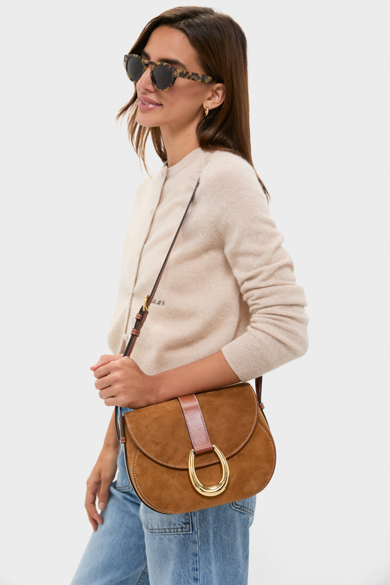 Tan Bella Saddle Bag