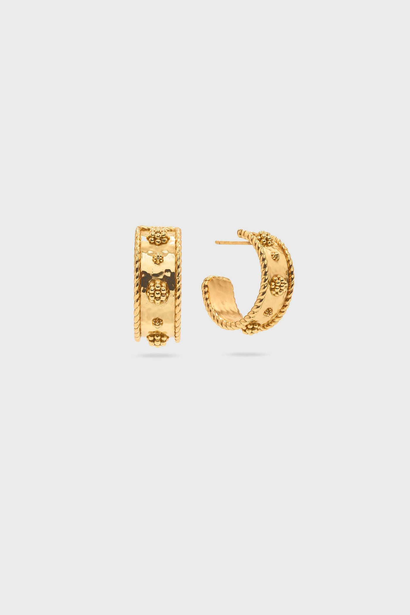 Gold Berry Classic Small Hoop Earrings